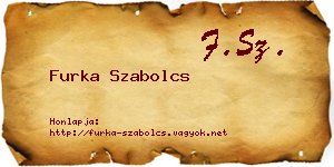 Furka Szabolcs névjegykártya